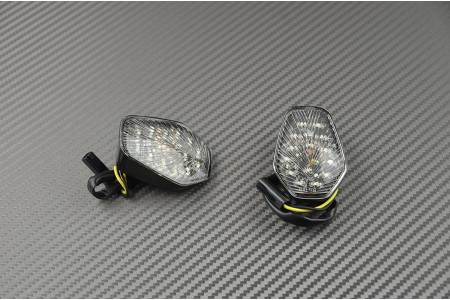 Paire de clignotants avant LED Goutte d'eau Suzuki Gsxr 600 750 1000