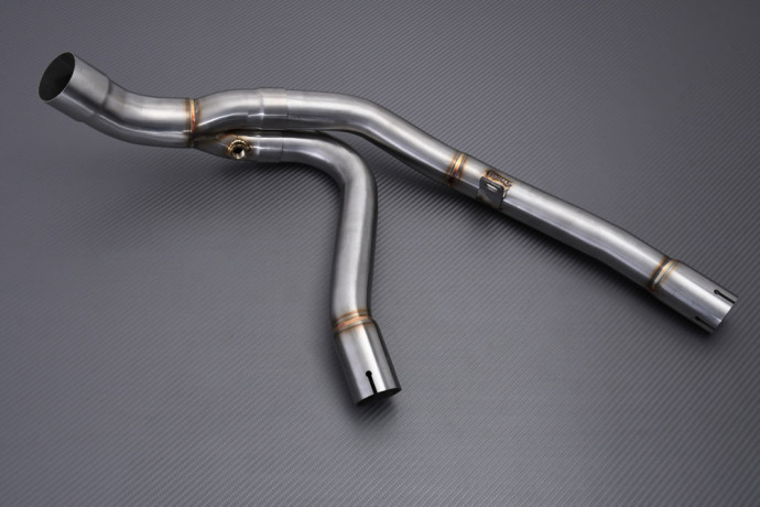 Tube intermédiaire / Y Pipe pour échappement APRILIA SHIVER 750 / GT 2007 - 2016