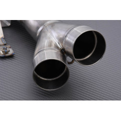 Tube intermédiaire / Mid Pipe de ligne complète AKRAPOVIC KAWASAKI ZX10R 2008 - 2010
