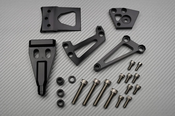Steering damper mounting kit KAWASAKI ER6 N / F 2009 - 2011 Steering damper mounting kit KAWASAKI ER6 N / F 2009 - 2011