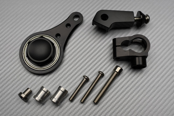 Kit de fijación amortiguador de dirección KAWASAKI ZX6R 636 / ZX6RR 600 2005 - 2006 Kit de fijación amortiguador de dirección KAWASAKI ZX6R 636 / ZX6RR 600 2005 - 2006