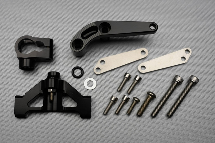 Kit de fijación amortiguador de dirección KAWASAKI ZZR 1400 / Performance 2006 - 2020 Kit de fijación amortiguador de dirección KAWASAKI ZZR 1400 / Performance 2006 - 2020