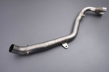 Tube intermédiaire / Mid Pipe INOX de ligne complète AKRAPOVIC L-K6R4L KAWASAKI ZX6R 636 / ZX6RR 2005 - 2006
