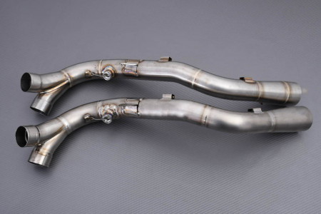 Tube intermédiaire / Mid Pipe INOX de ligne complète AKRAPOVIC L-H10R5L HONDA CBR 1000 RR 2004 - 2007