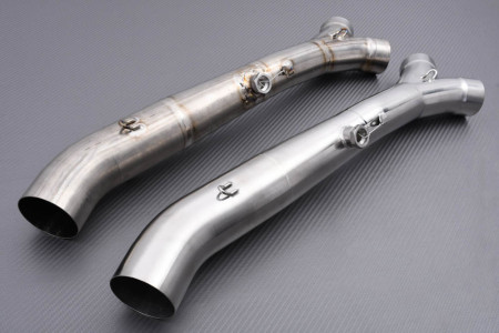 Tube intermédiaire / Mid Pipe TITANE de ligne complète AKRAPOVIC L-S7R5TL SUZUKI GSXR 600 / 750 2004 - 2005