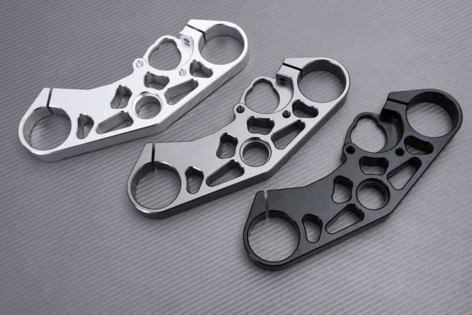 Tija de horquilla superior Racing de aluminio tallado en masa SUZUKI GSXR 600 / 750 2011 - 2017