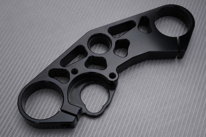 Té de fourche supérieur Racing Aluminium taillé masse SUZUKI GSXR 600 / 750 2011 - 2017 Té de fourche supérieur Racing Aluminium taillé masse SUZUKI GSXR 600 / 750 2011 - 2017
