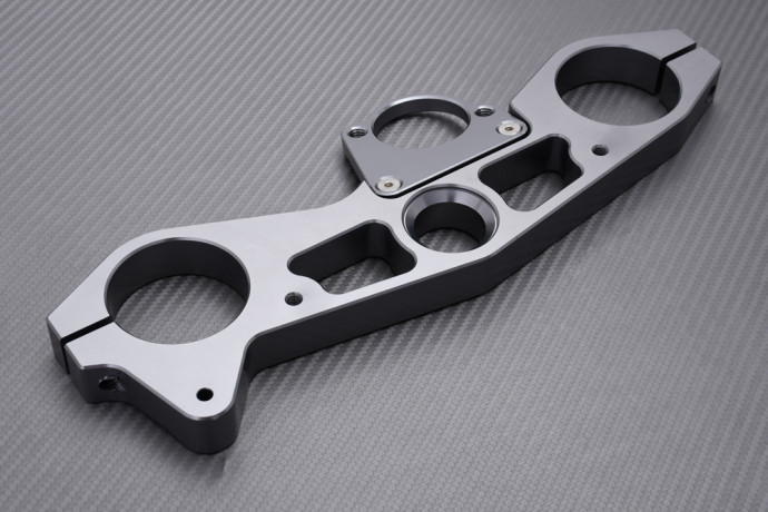 Racing top triple tree made of machined aluminium KAWASAKI ZX6R 2009 - 2012