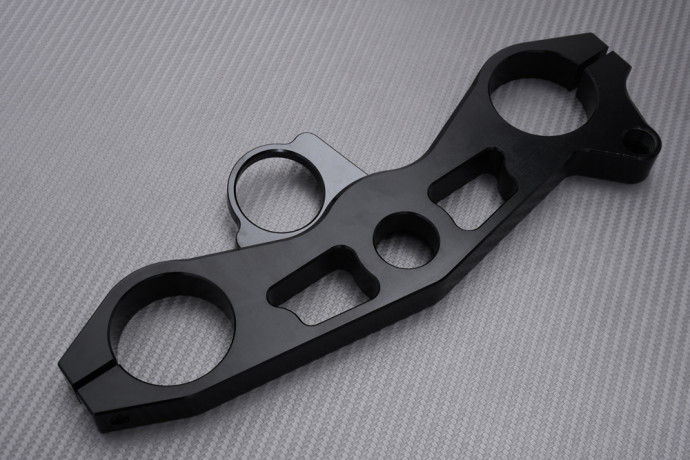 Tija de horquilla superior Racing de aluminio tallado en masa KAWASAKI ZX6R 2009 - 2012 Tija de horquilla superior Racing de aluminio tallado en masa KAWASAKI ZX6R 2009 - 2012