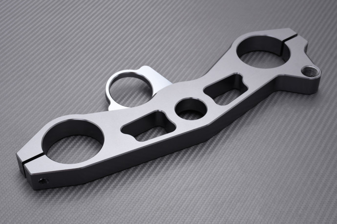 Té de fourche supérieur Racing Aluminium taillé masse KAWASAKI ZX6R 2009 - 2012
