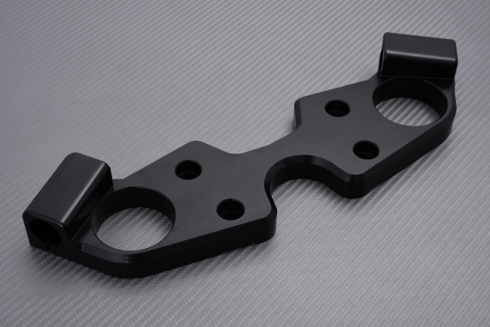 Obere Gabelbrücke Racing aus Aluminium maßgeschneidert SUZUKI HAYABUSA GSXR 1300 / 1340 2008 - 2019 Obere Gabelbrücke Racing aus Aluminium maßgeschneidert SUZUKI HAYABUSA GSXR 1300 / 1340 2008 - 2019