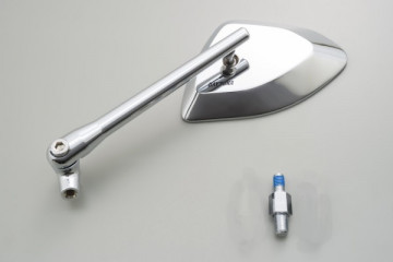 Rétroviseur Aluminium Gauche DAYTONA avec adaptateur M10X1.25