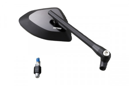 Rétroviseur Aluminium Gauche DAYTONA avec adaptateur M10X1.25