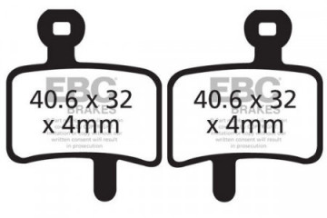 Plaquettes de frein vélo EBC DIATECH ANCHOR REF : CFA364