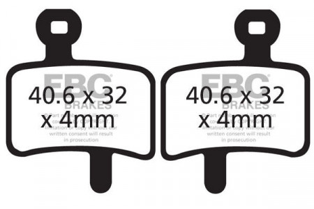 Plaquettes de frein vélo EBC DIATECH ANCHOR REF : CFA364