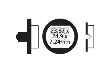 Plaquettes de frein vélo EBC GRIMECA SYSTEM 9 / FORMULA ACTIVA