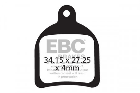 Plaquettes de frein vélo EBC HOPE MONO / MINI / TECH 3 REF : CFA422