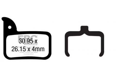Plaquettes de frein vélo EBC AVID/SRAM REF : CFA667
