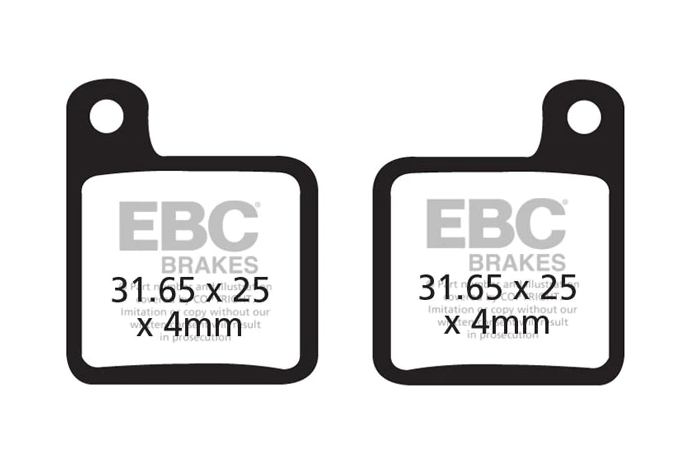 Plaquettes de frein vélo EBC GIANT / MPH 2 / MPH 3