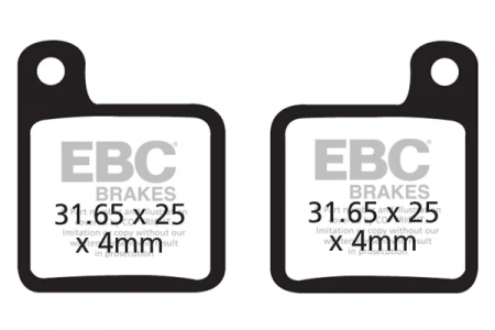 Plaquettes de frein vélo EBC GIANT / MPH 2 / MPH 3