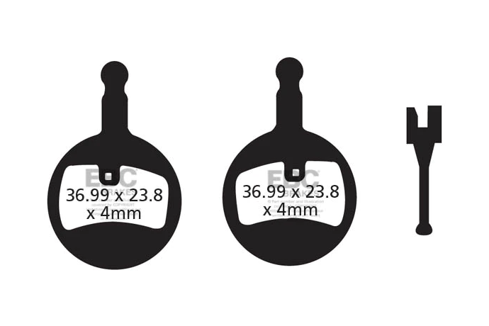 Plaquettes de frein vélo EBC ASSESS / ALHONGA / AVID/SRAM / CLARKS / PROMAX