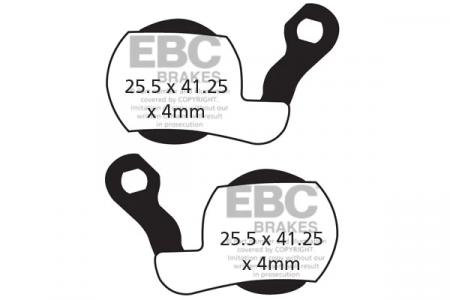 Plaquettes de frein vélo EBC BRAKE FORCE / MAGURA