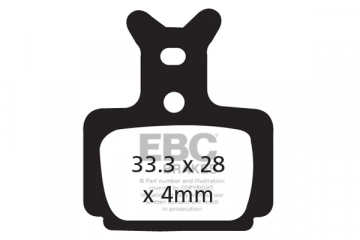 Plaquettes de frein vélo EBC FORMULA