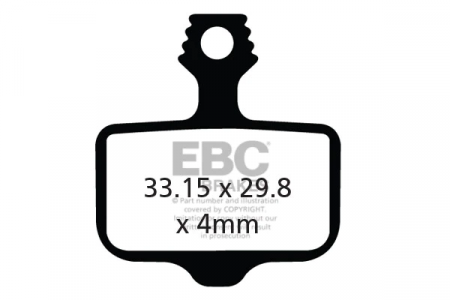 Plaquettes de frein vélo EBC AVID/SRAM / ASSESS / TRICKSTUFF / PAUL COMPONENTS KLAMPER