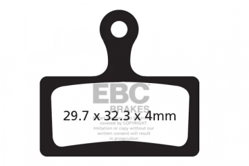 Plaquettes de frein vélo EBC CLARKS / FSA / SHIMANO / REVER