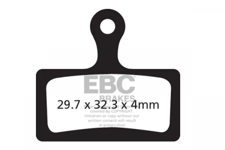 Plaquettes de frein vélo EBC CLARKS / FSA / SHIMANO / REVER