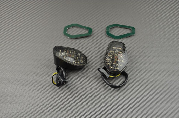 Paire de clignotants avant LED Goutte d'eau Suzuki Gsxr 600 750 1000