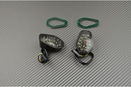 Paire de clignotants avant LED Goutte d'eau Suzuki Gsxr 600 750 1000