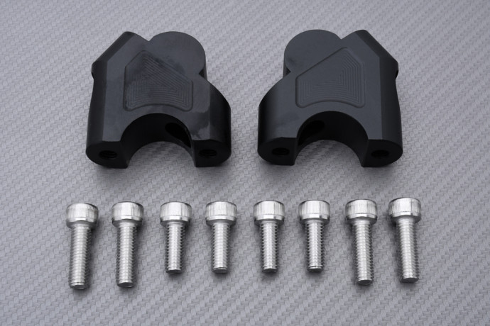 Specific handlebar risers SUZUKI VSTROM DL 650 / XT 2004 - 2024 Specific handlebar risers SUZUKI VSTROM DL 650 / XT 2004 - 2024