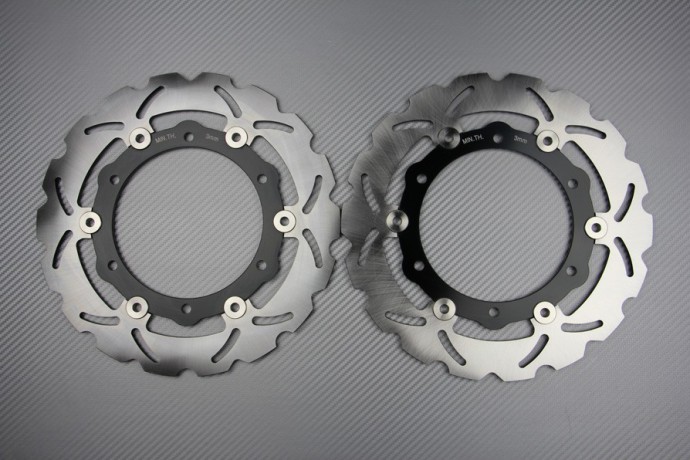 Paire de Disques wave 267 mm avant YAMAHA TMAX 2008-2011