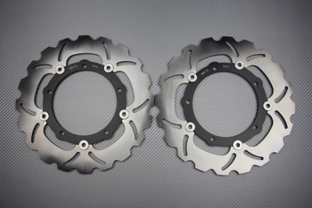 Paire de Disques wave 282 mm avant Yamaha MT07 / TRACER / XSR / TENERE 700 2014 - 2021