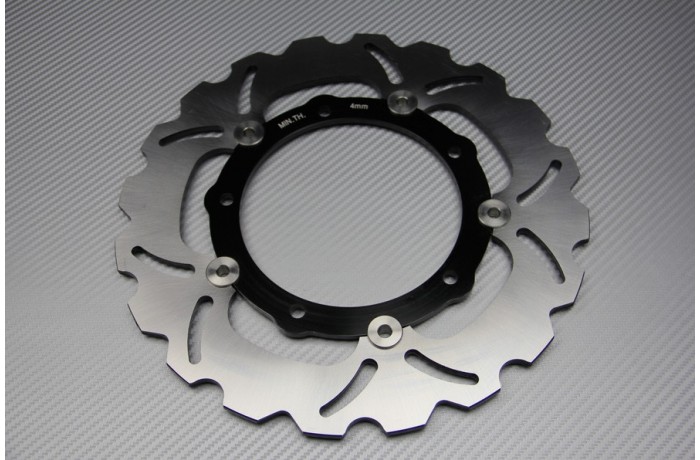 Paire de Disques wave 282 mm avant Yamaha MT07 / TRACER / XSR / TENERE 700 2014 - 2021 Paire de Disques wave 282 mm avant Yamaha MT07 / TRACER / XSR / TENERE 700 2014 - 2021