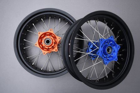 Llanta Trasera 17' Supermoto KTM SMR / SXF / SX 125 / 250 / 350 / 450 2013 - 2014 (5 x 17)
