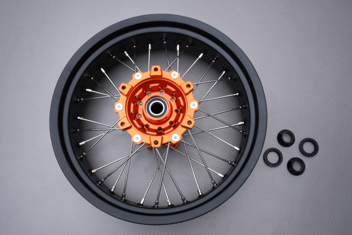 Supermoto Rear Rim 17'' KTM ENDURO 690 / R 2008 - 2024 (5 x 17) Supermoto Rear Rim 17'' KTM ENDURO 690 / R 2008 - 2024 (5 x 17)