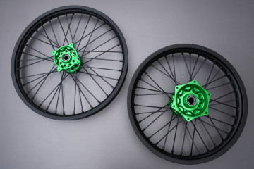 Paire de Jantes Avant Arrière 21'' / 19'' Off Road / Cross KAWASAKI KX 250 / 450 X 2021 - 2024
