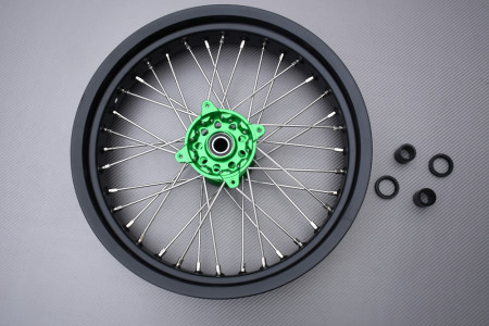 Paire de Jantes Avant Arrière 17 / 17 Supermotard KAWASAKI KX 250 / 450 X 2021 - 2024