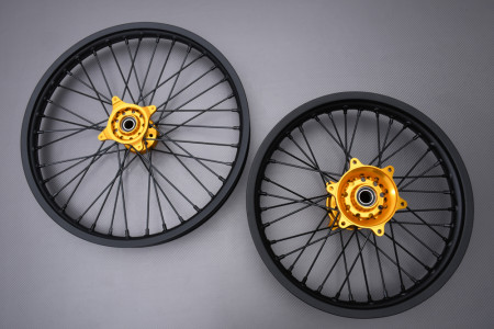 Par de Llantas Delantera y Trasera 21" / 18" Off Road / Enduro SUZUKI RMZ 250 / 450 2007 - 2022