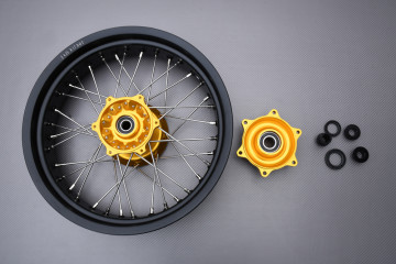 Paar Felgen Vorne Hinten 17'' / 17'' Supermoto SUZUKI DRZ 400 E / S / SM 2000 - 2024