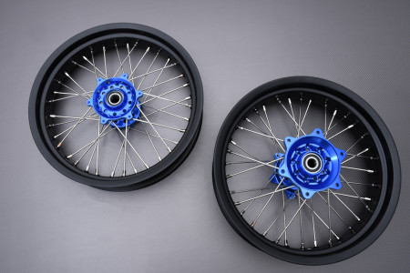 Par de Llantas Delantera y Trasera 17'' / 17'' Supermoto YAMAHA YZF 250 / 450 2014 - 2023