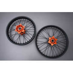 Par de Llantas Delantera y Trasera 21' / 19' Off Road / Cross KTM XCF 250 / 350 / 450 2013 - 2014