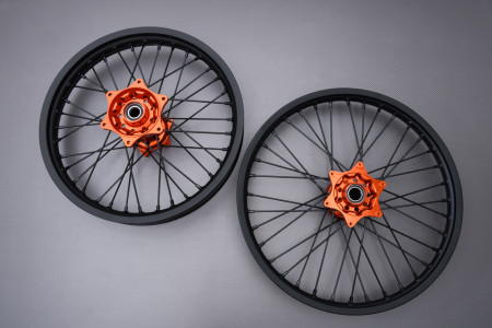 Par de Llantas Delantera y Trasera 21' / 19' Off Road / Cross KTM SXF / SX 125 / 250 / 350 / 450 2015 - 2022