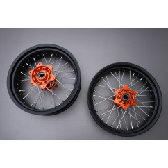 Coppia di cerchi Anteriore e posteriore 17' / 17' Supermotard KTM SMR 450 2021 - 2022