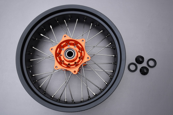 Par de Llantas Delantera y Trasera 17'' / 17'' Supermotard KTM SMR / EXCF / EXC 150 / 250 / 350 / 450 / 500 2023 - 2024