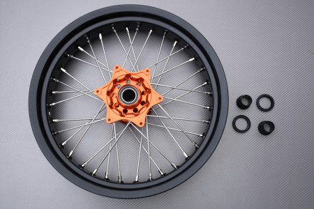 Par de Llantas Delantera y Trasera 17'' / 17'' Supermotard KTM ENDURO 690 / R 2008 - 2024