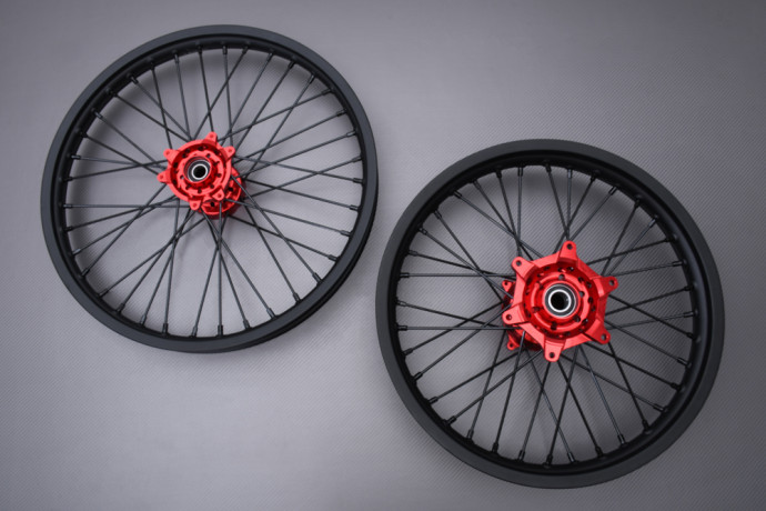 Paar Felgen Vorne Hinten 21" / 18" Off Road / Enduro HONDA CRF / CR 125 / 250 / 450 R 2002 - 2013 Paar Felgen Vorne Hinten 21" / 18" Off Road / Enduro HONDA CRF / CR 125 / 250 / 450 R 2002 - 2013