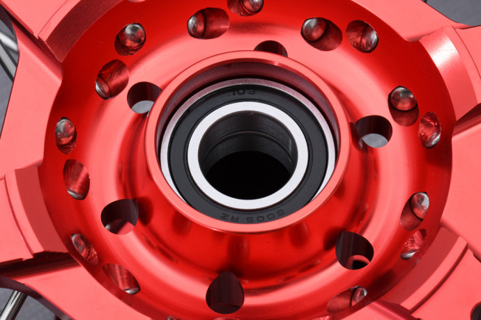 Paire de Jantes Avant Arrière 17'' / 17'' Supermotard HONDA CRF / CR 125 / 250 / 450 R 2002 - 2013
